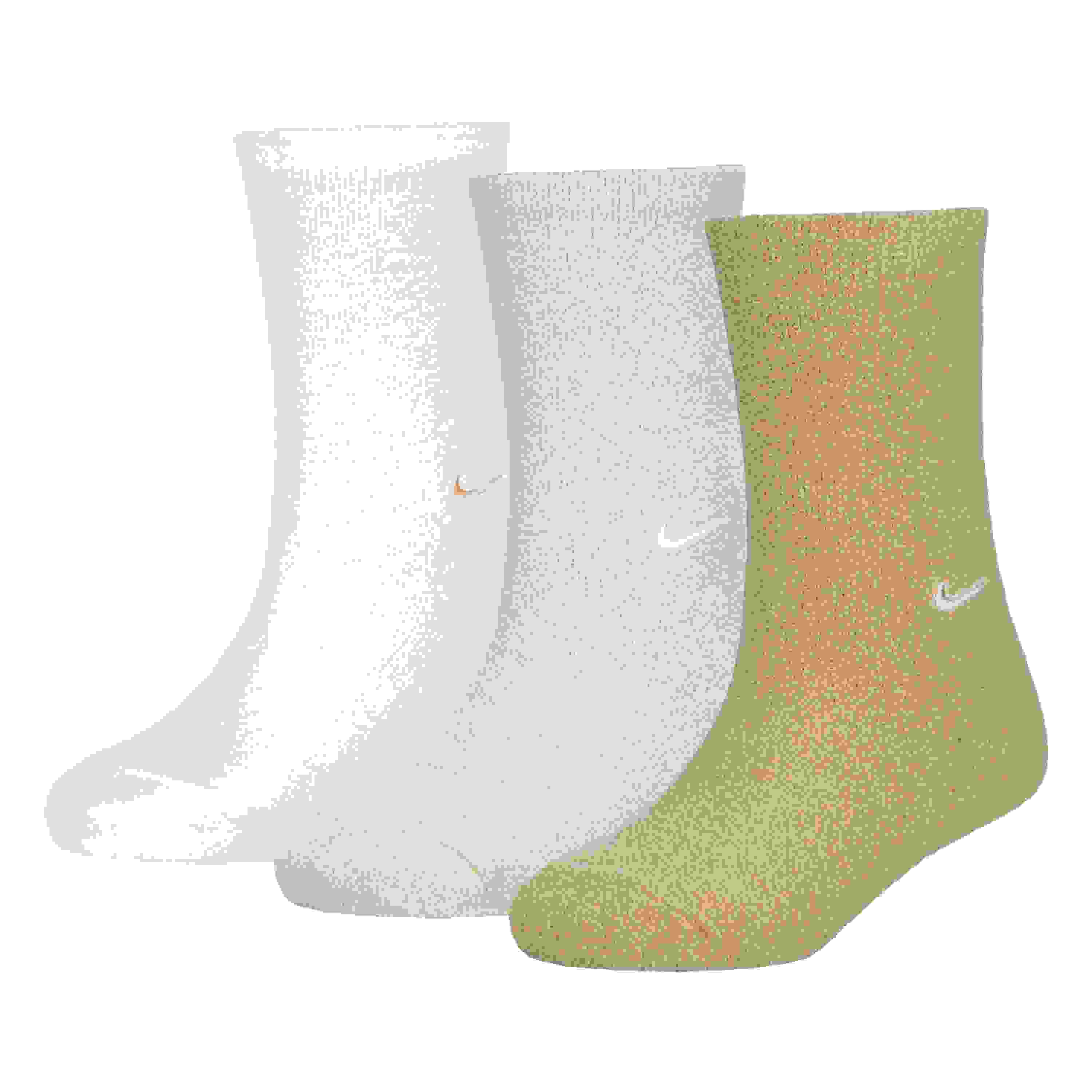 Nike Little Girls' Super Soft 3PK Cozy Crew Socks